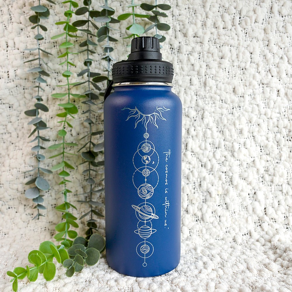 1L Insulated Water Bottle - PLANETS ALIGN - TENGJA