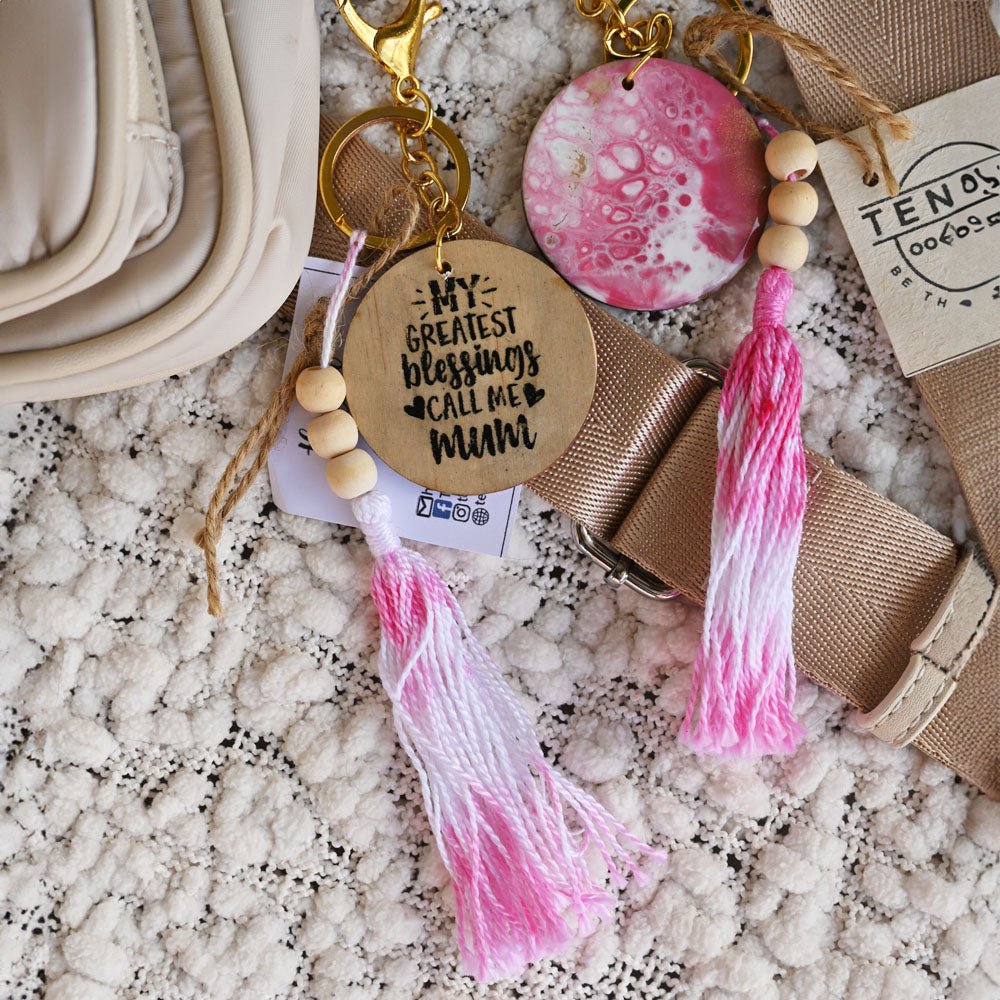 Resin Keychain or Bag Decoration - Mothers - TENGJA