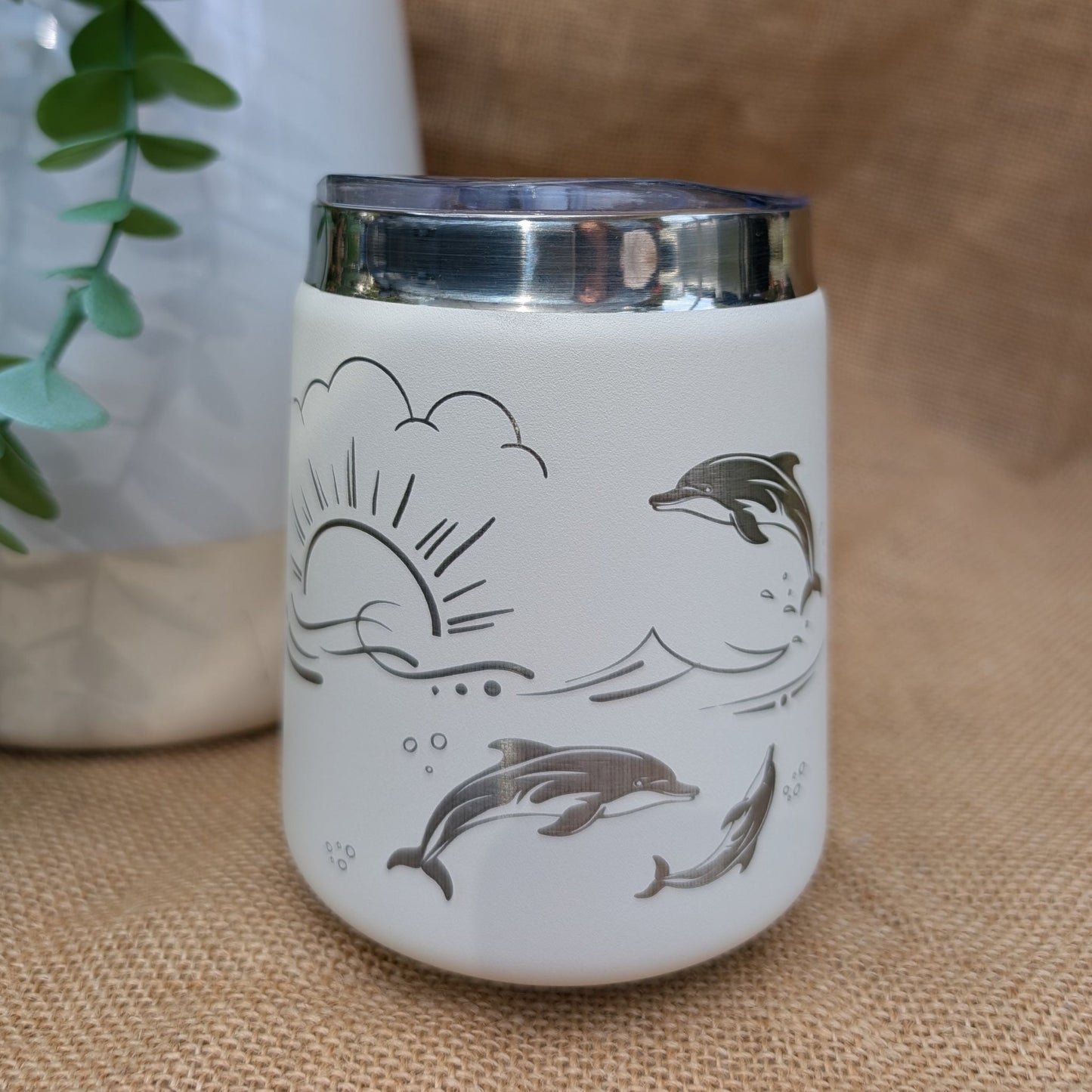 Travel Tumbler 350mL Full Wrap DOLPHIN - TENGJA