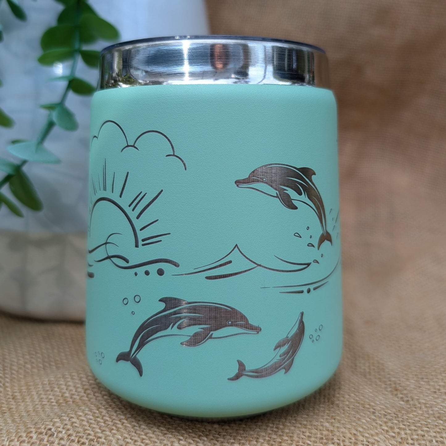 Travel Tumbler 350mL Full Wrap DOLPHIN - TENGJA