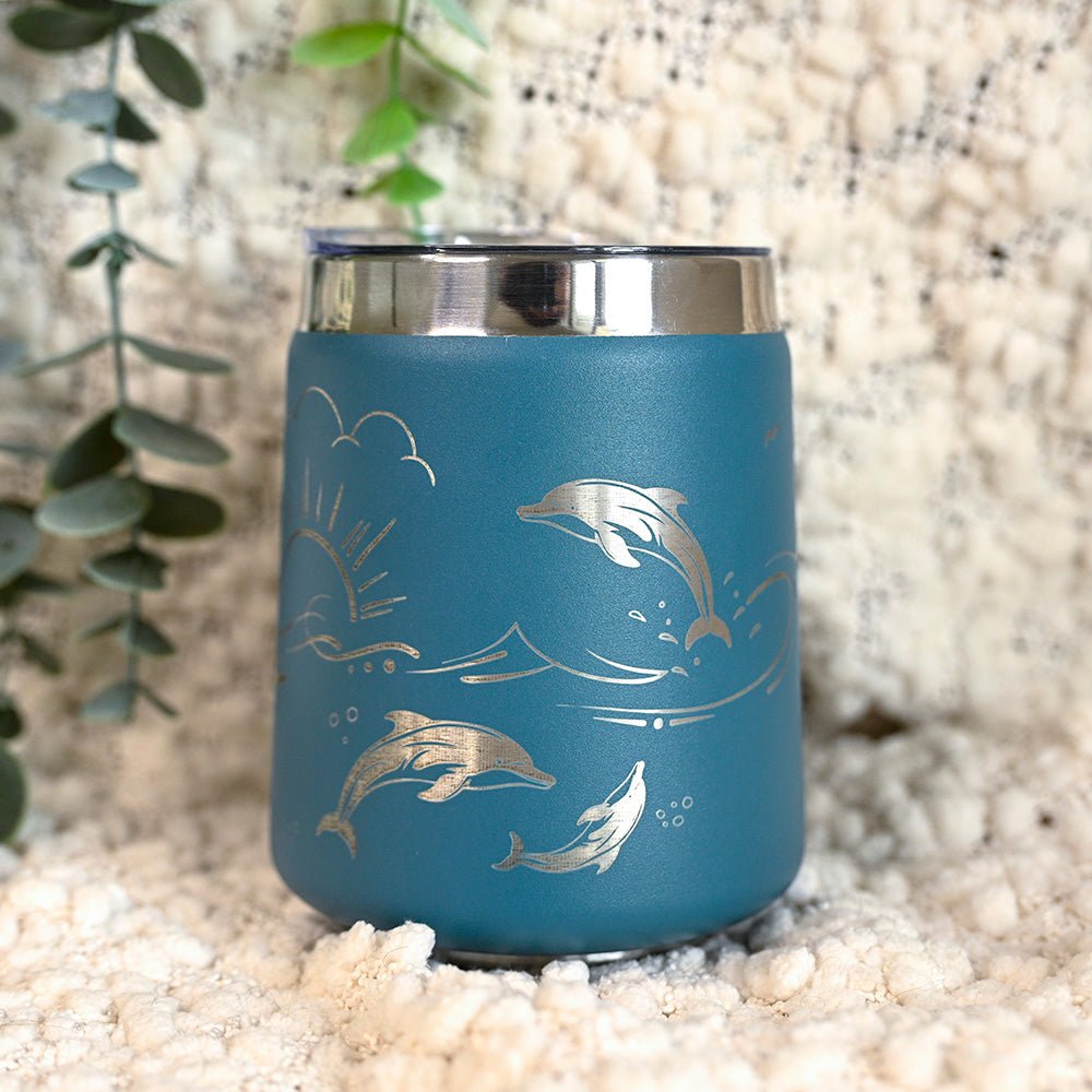 Travel Tumbler 350mL Full Wrap DOLPHIN - TENGJA