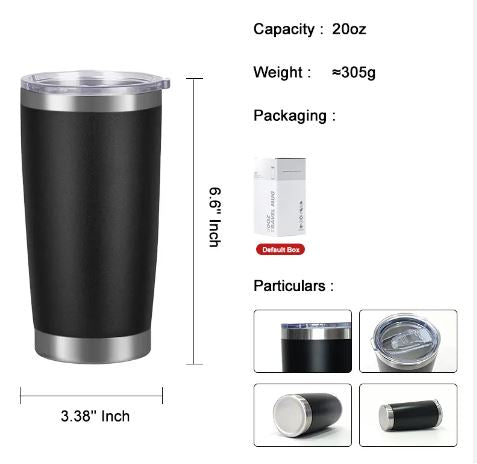 Travel Tumbler 600mL Full Wrap OCEAN - TENGJA