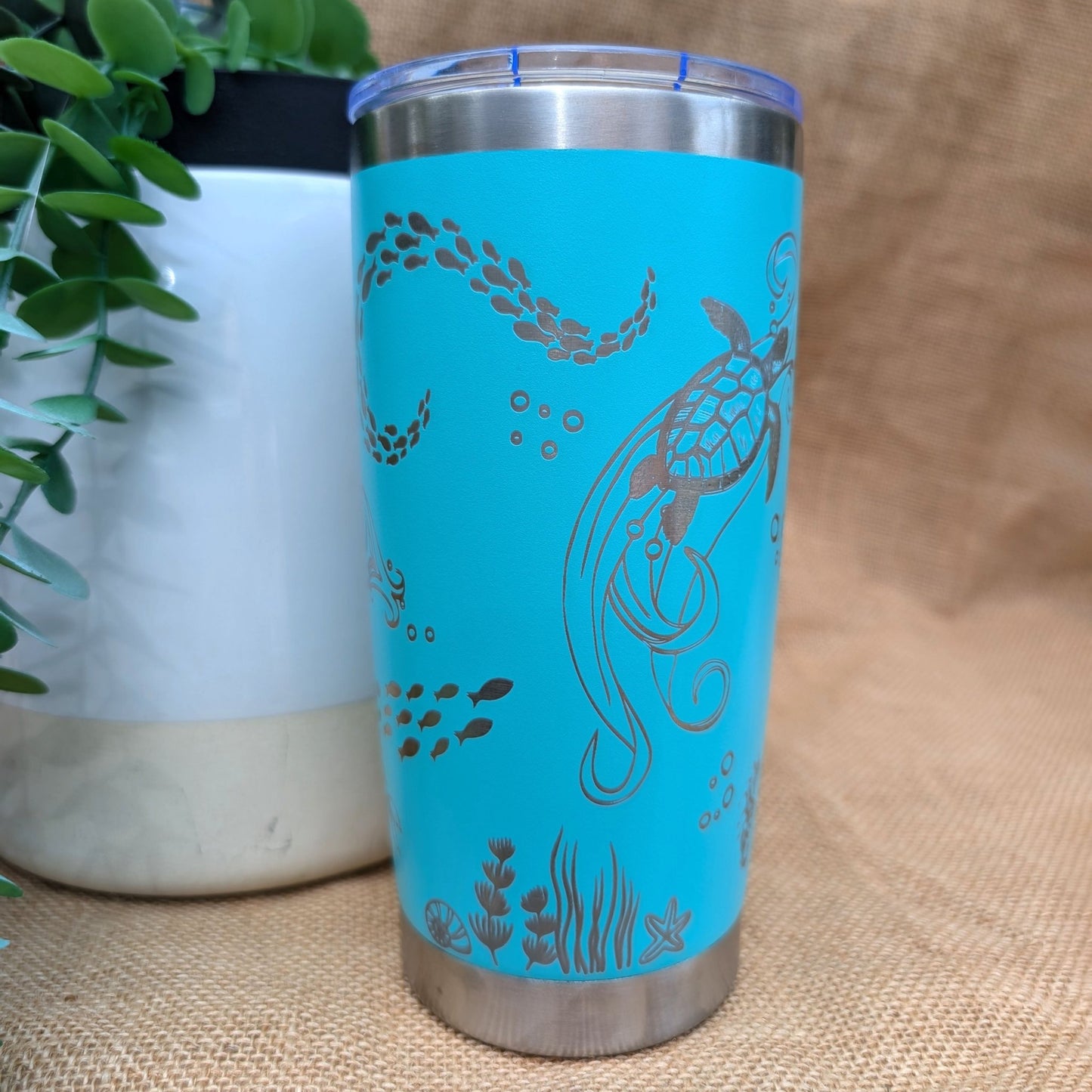 Travel Tumbler 600mL Full Wrap OCEAN - TENGJA
