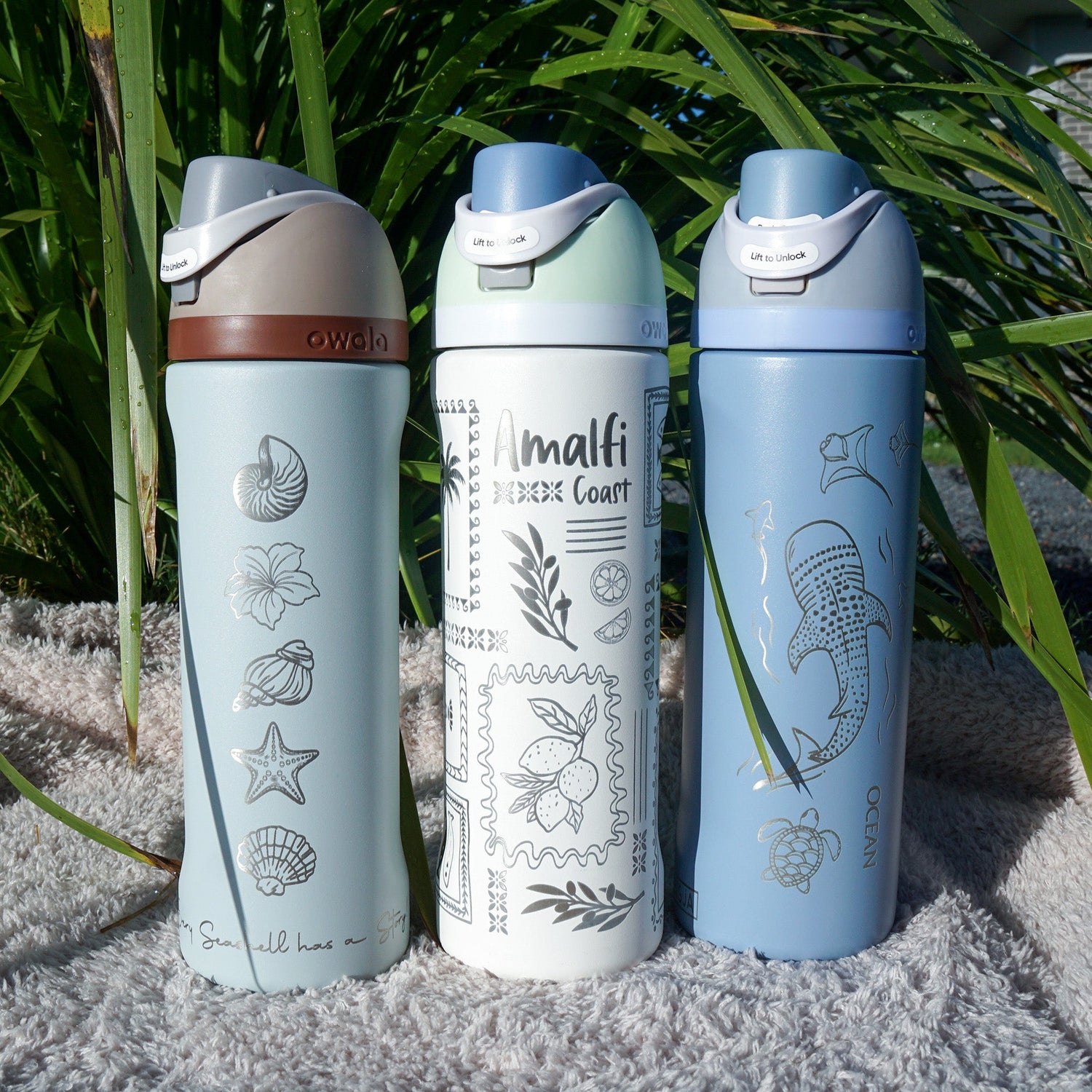 700ml Owala Style Half Wrap Water Bottle
