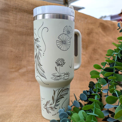 1.2L Refresher Tumbler Full Wrap KOI - TENGJA