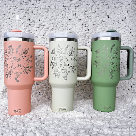 1.2L Refresher Tumbler WILDFLOWERS - TENGJA