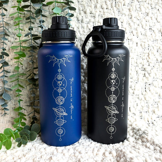 1L Insulated Water Bottle - PLANETS ALIGN - TENGJA