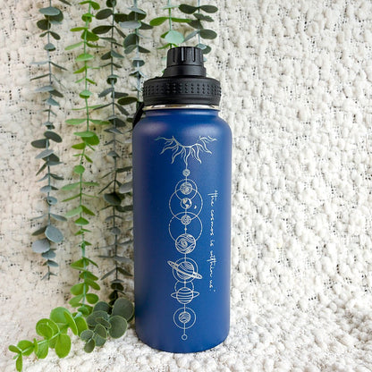 1L Insulated Water Bottle - PLANETS ALIGN - TENGJA