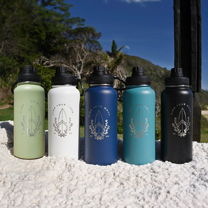 1L Water Bottle - FIND YOUR WAVE - TENGJA