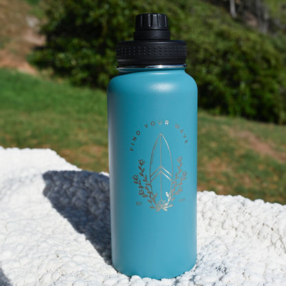 1L Water Bottle - FIND YOUR WAVE - TENGJA