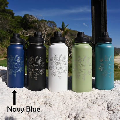 1L Water Bottle - STAY WILD - TENGJA
