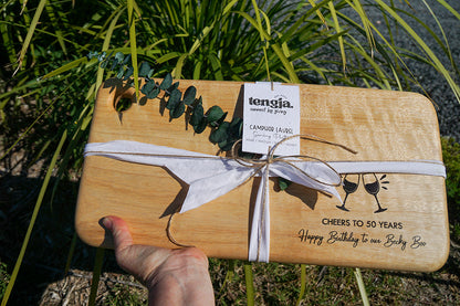 Wooden Camphor Laurel Chopping Board - CUSTOM DESIGN