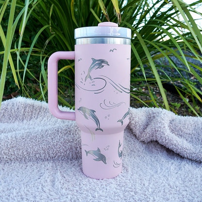 Refresher 1.2L Insulated Tumbler - Full Wrap - DOLPHIN