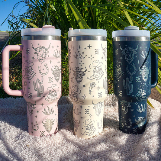 Refresher 1.2L Insulated Tumbler - Full Wrap - WESTERN