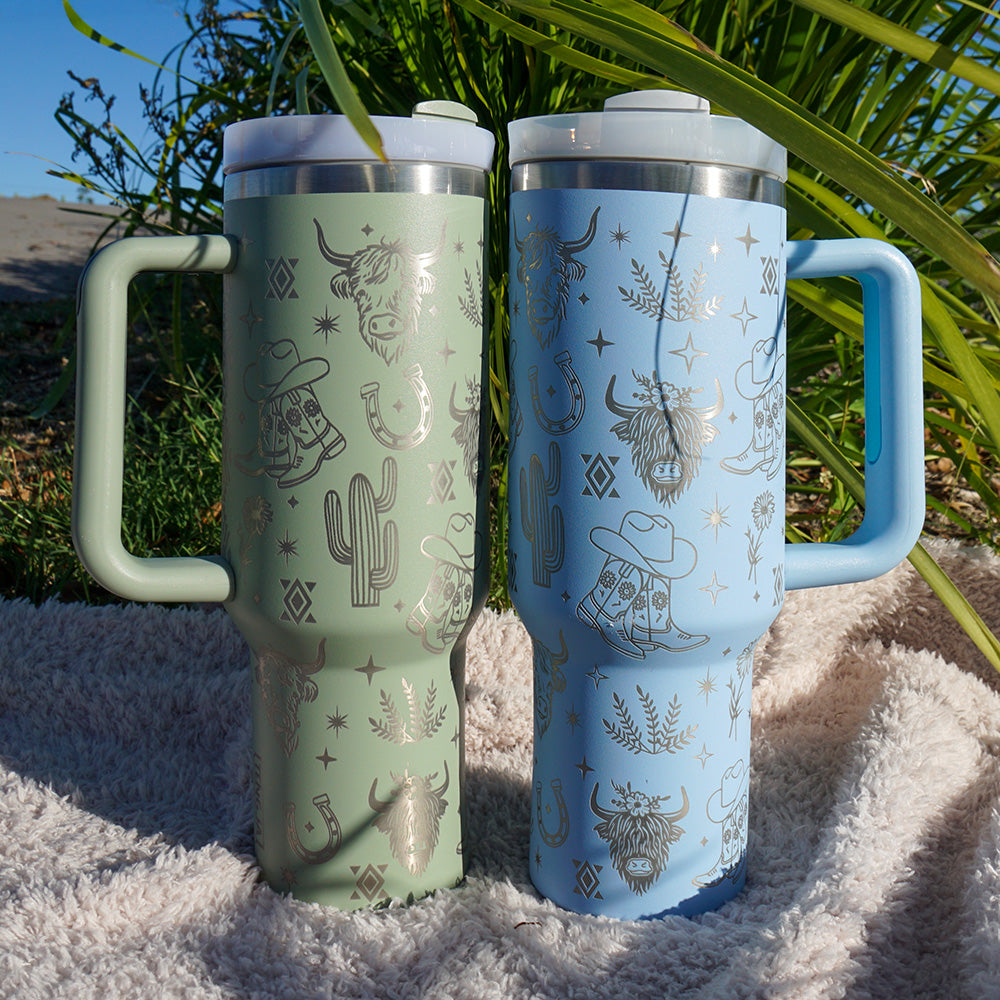 Refresher 1.2L Insulated Tumbler - Full Wrap - WESTERN