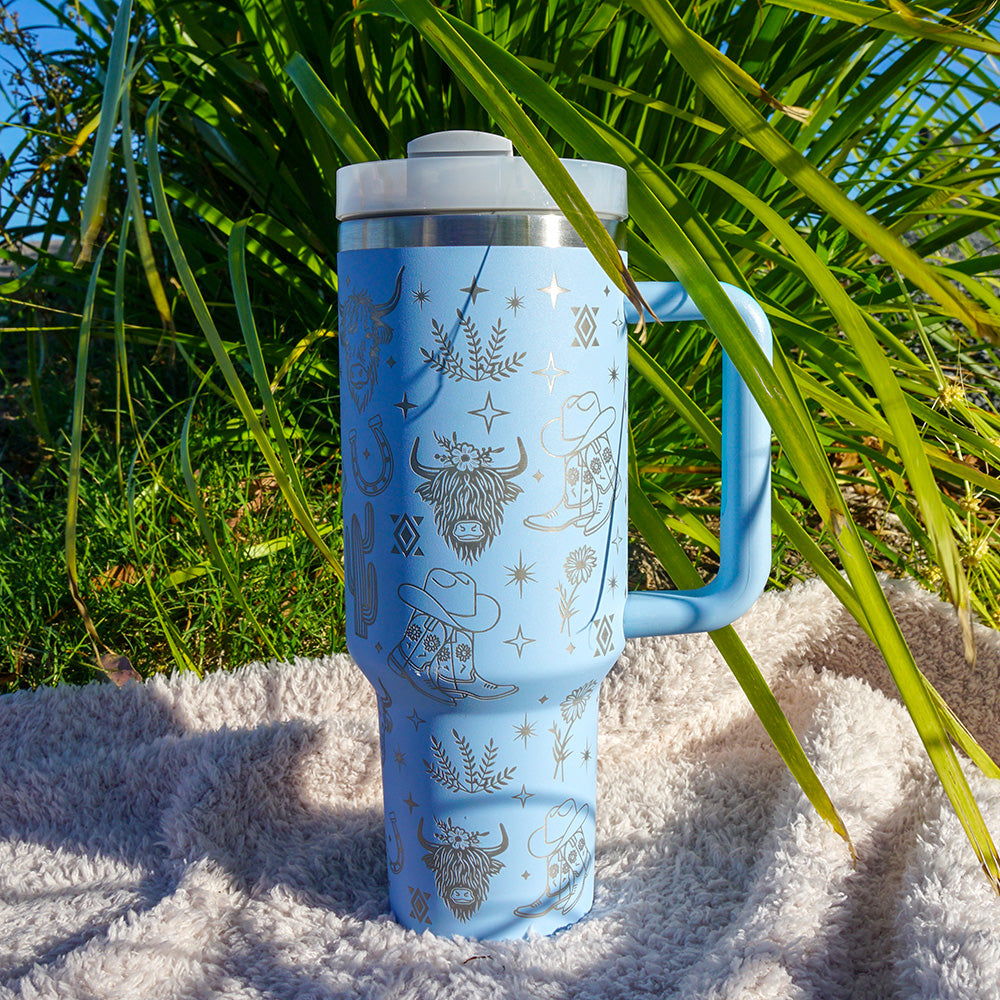 Refresher 1.2L Insulated Tumbler - Full Wrap - WESTERN