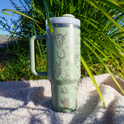 Refresher 1.2L Insulated Tumbler - Full Wrap - WESTERN