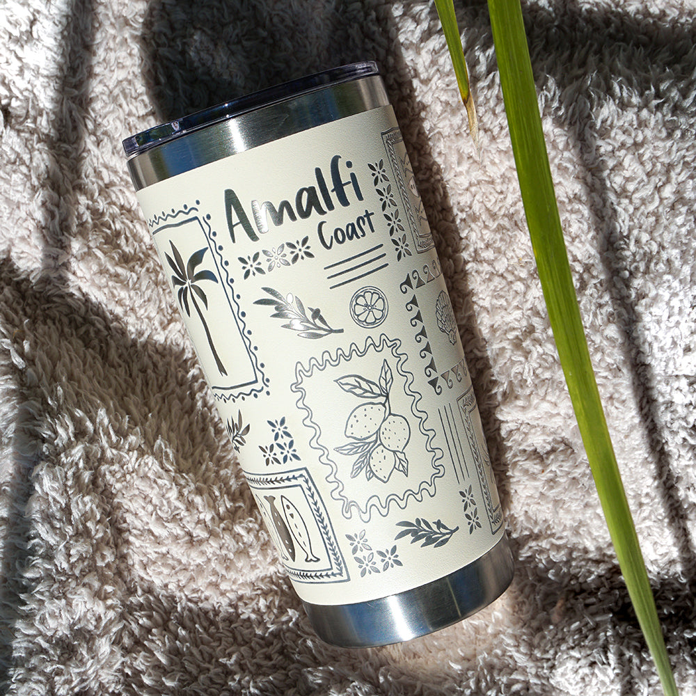Insulated Coffee Cup 600mL Full Wrap AMALFI COAST