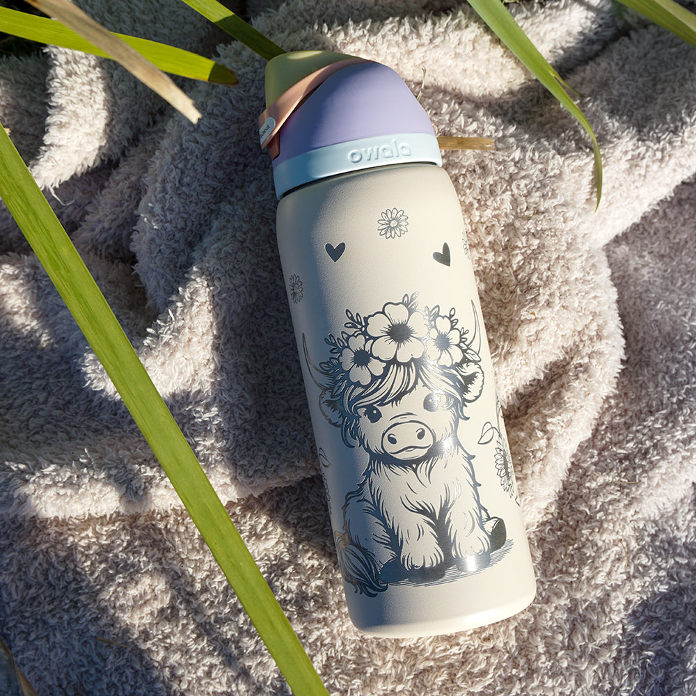 950ml Owala Style Water Bottle - Full Wrap - OTHER COLOURS - SALE