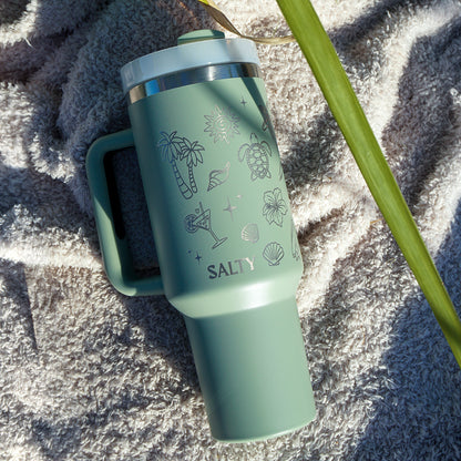 Refresher 1.2L Insulated Tumbler - Half Wrap SALTY