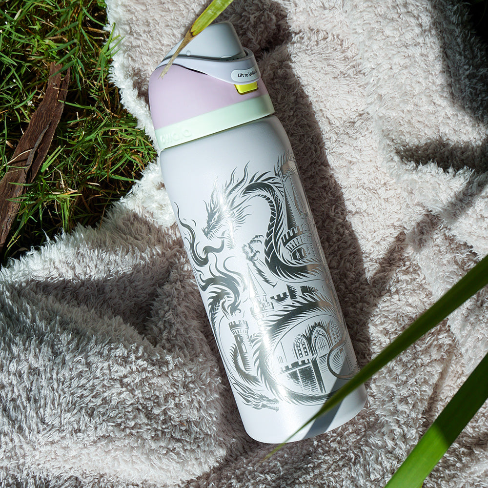 950ml Owala Style Water Bottle - Full Wrap - DRAGON
