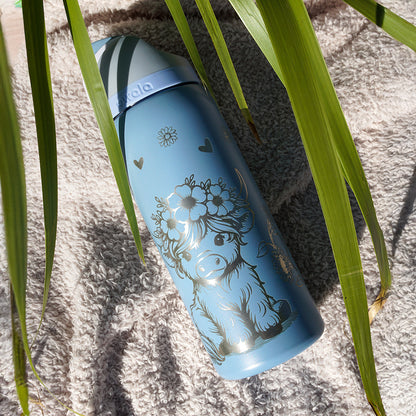 1L Owala Style Water Bottle-Highland Cow-Laser Engraved-Full Wrap