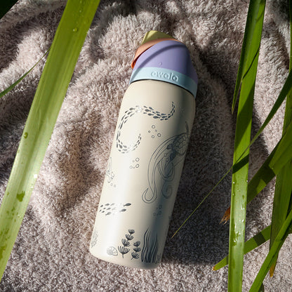 1L Owala Style Water Bottle - Full Wrap - OCEAN