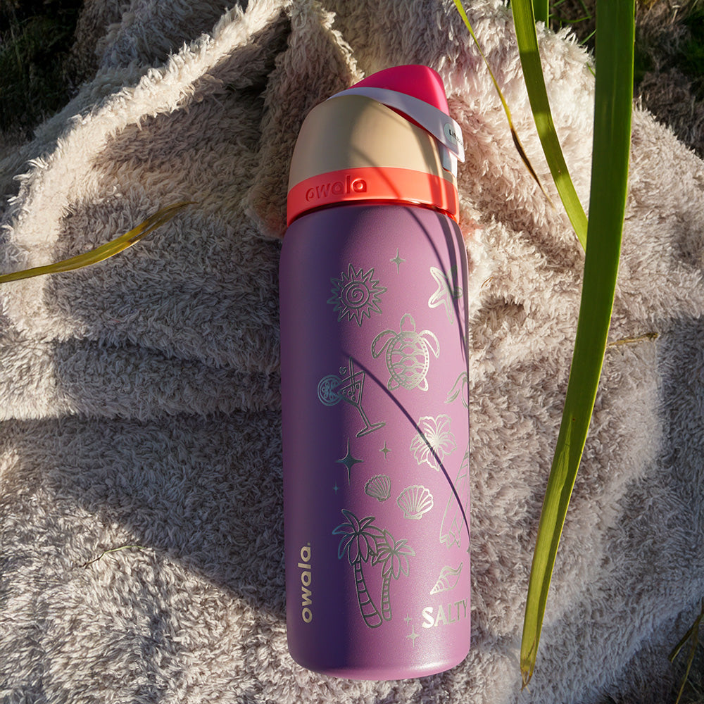 950ml Owala Style Water Bottle - Half Wrap - ALL COLOURS - SALE