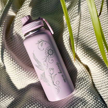 1L Insulated Water Bottle - Half Wrap - CHASING NECTAR