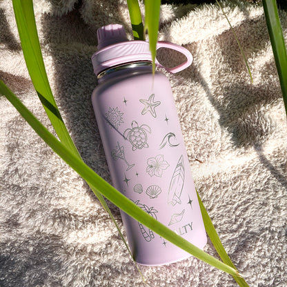 1L Insulated Water Bottle - Half Wrap - SALTLY