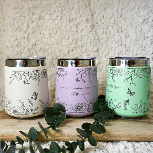 Travel Tumbler 350mL Full Wrap FLORAL