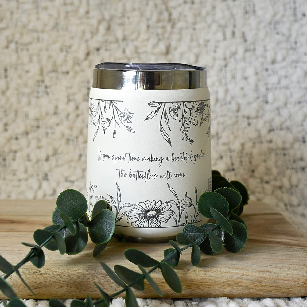 Travel Tumbler 350mL Full Wrap FLORAL
