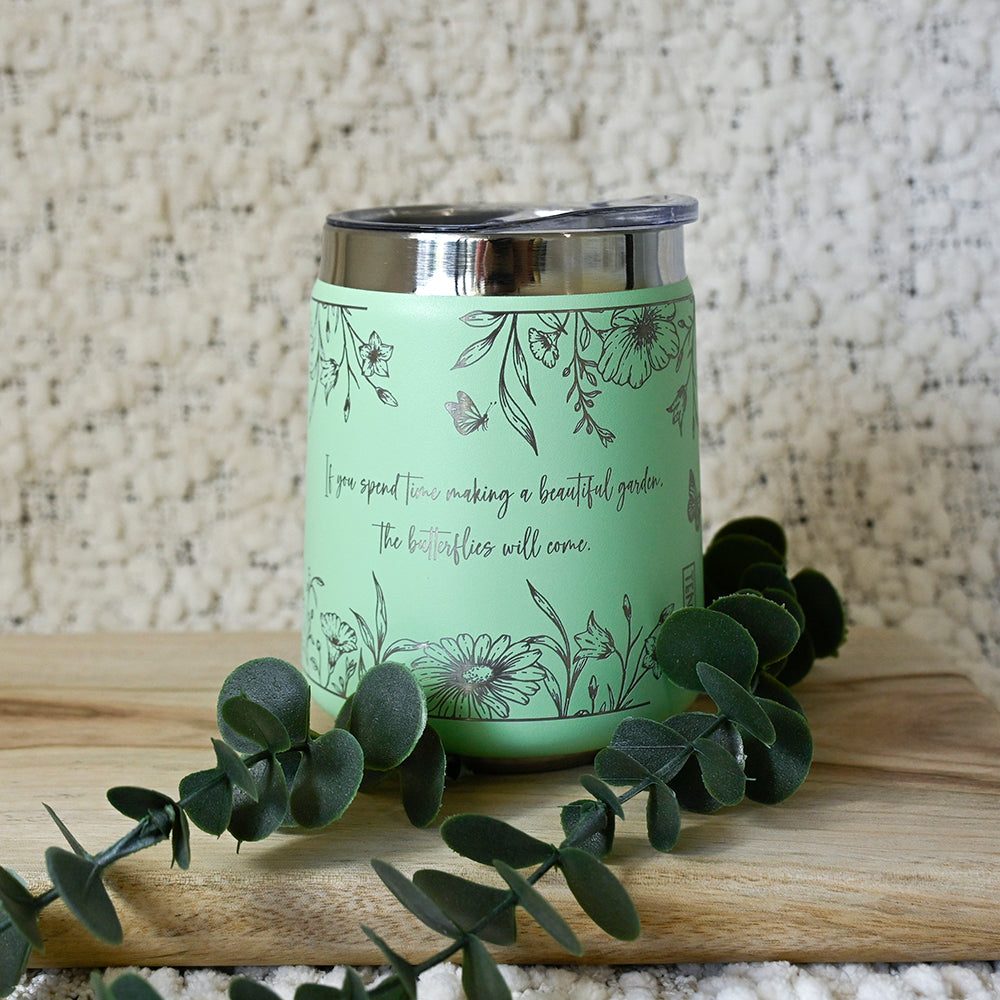 Travel Tumbler 350mL Full Wrap FLORAL