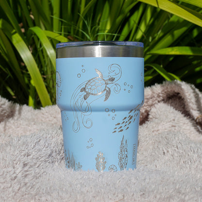 Insulated Coffee Cup 470mL Full Wrap OCEAN