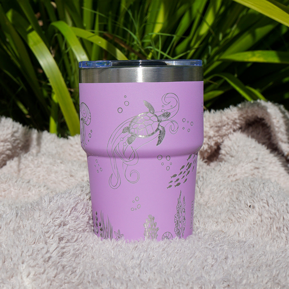 Insulated Coffee Cup 470mL Full Wrap OCEAN