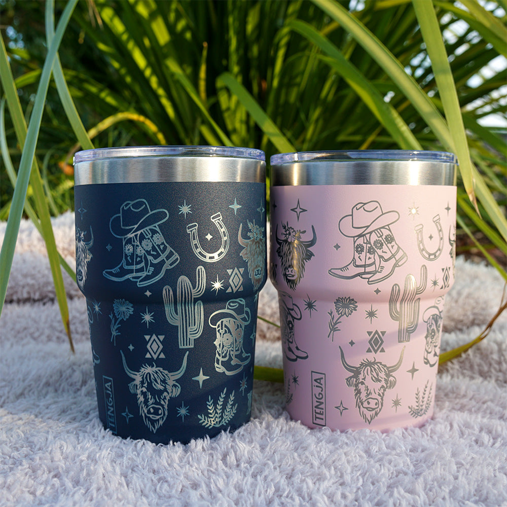 Insulated Coffee Cup 470mL Full Wrap WESTERN