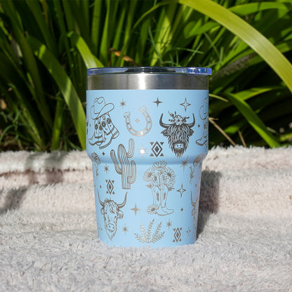 Insulated Coffee Cup 470mL Full Wrap WESTERN