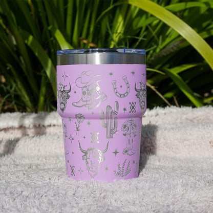 Insulated Coffee Cup 470mL Full Wrap WESTERN