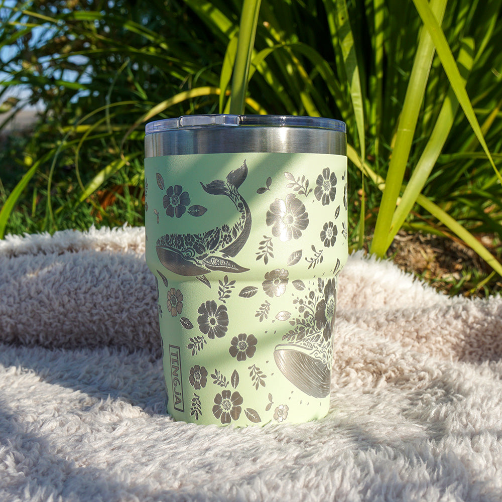 Insulated Coffee Cup 470mL Full Wrap WHALE