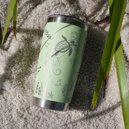 Insulated Coffee Cup 600mL Full Wrap OCEAN