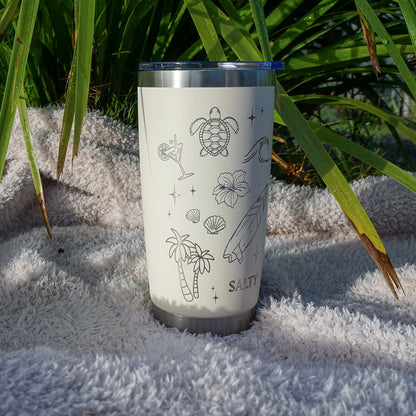 Insulated Coffee Cup 600mL Half Wrap SALTY