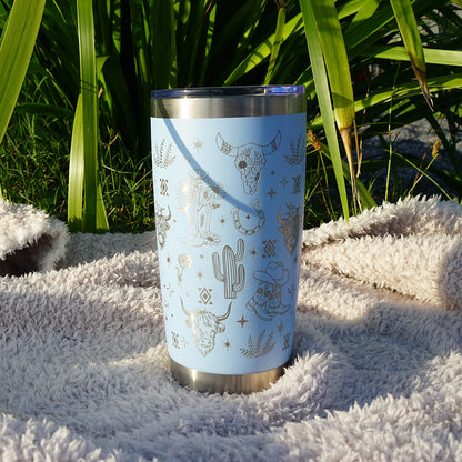 Insulated Coffee Cup 600mL Full Wrap WESTERN