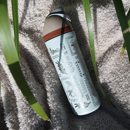 700ml Owala Style Water Bottle Full Wrap - AMALFI COAST
