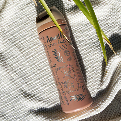 700ml Owala Style Water Bottle Full Wrap - AMALFI COAST