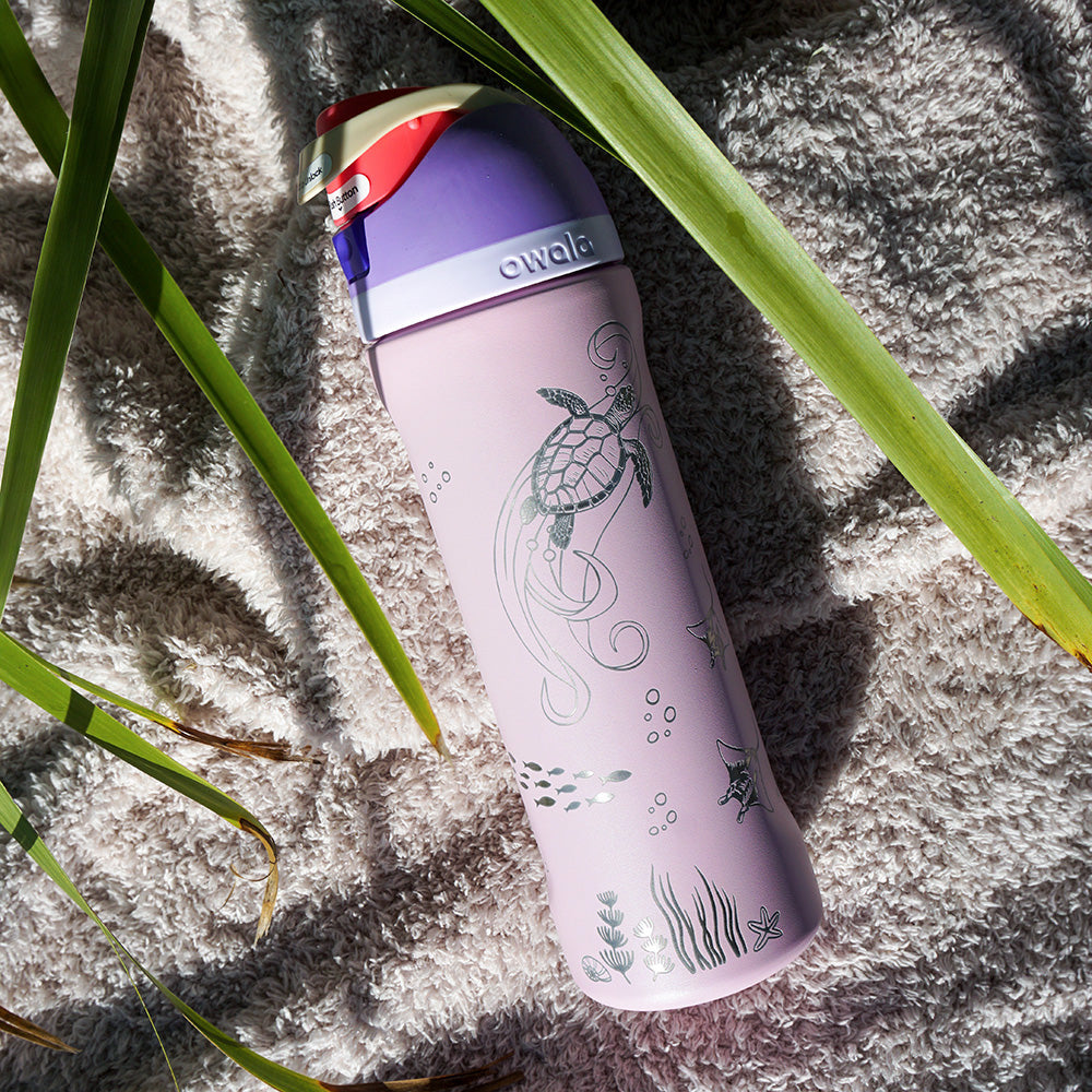 700ml Owala Style Water Bottle Full Wrap - OCEAN