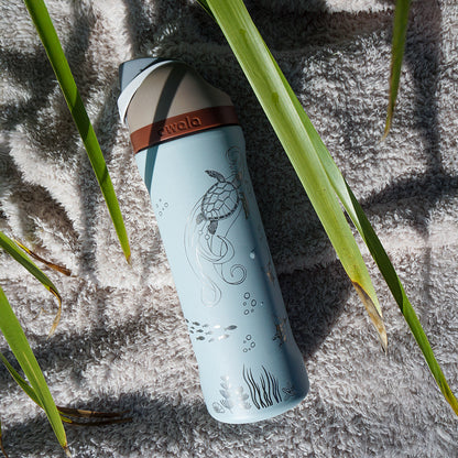 700ml Owala Style Water Bottle Full Wrap - OCEAN