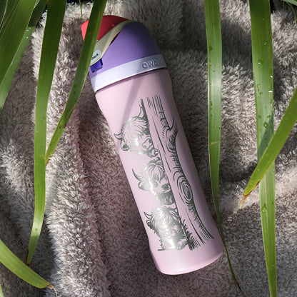 700ml Owala Style Water Bottle - Half Wrap - ALL COLOURS - SALE
