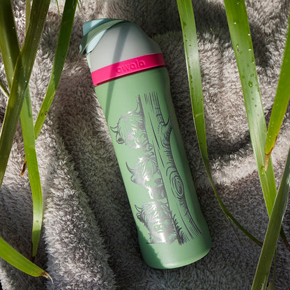 700ml Owala Style Water Bottle - Half Wrap - ALL COLOURS - SALE