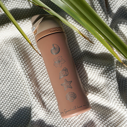 700ml Owala Style Water Bottle Half Wrap - SEA SHELLS