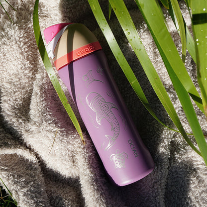 700ml Owala Style Water Bottle - Half Wrap - ALL COLOURS - SALE